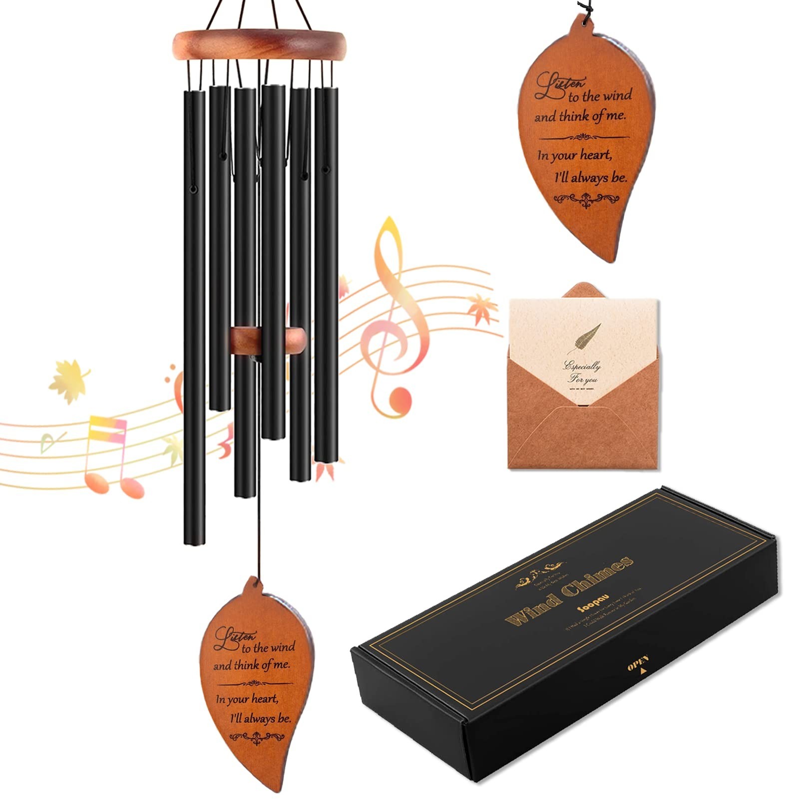 Memorial Sympathy Wind Chimes, Sympathy Gift Baskets in Memory of a Loved One...