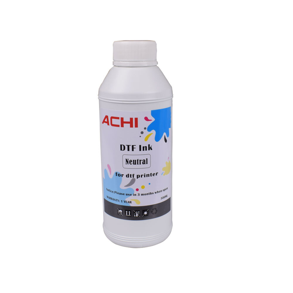 ACHI 500ml White DTF INK For EPSON DTF T-Shirt Printer White Color US ship
