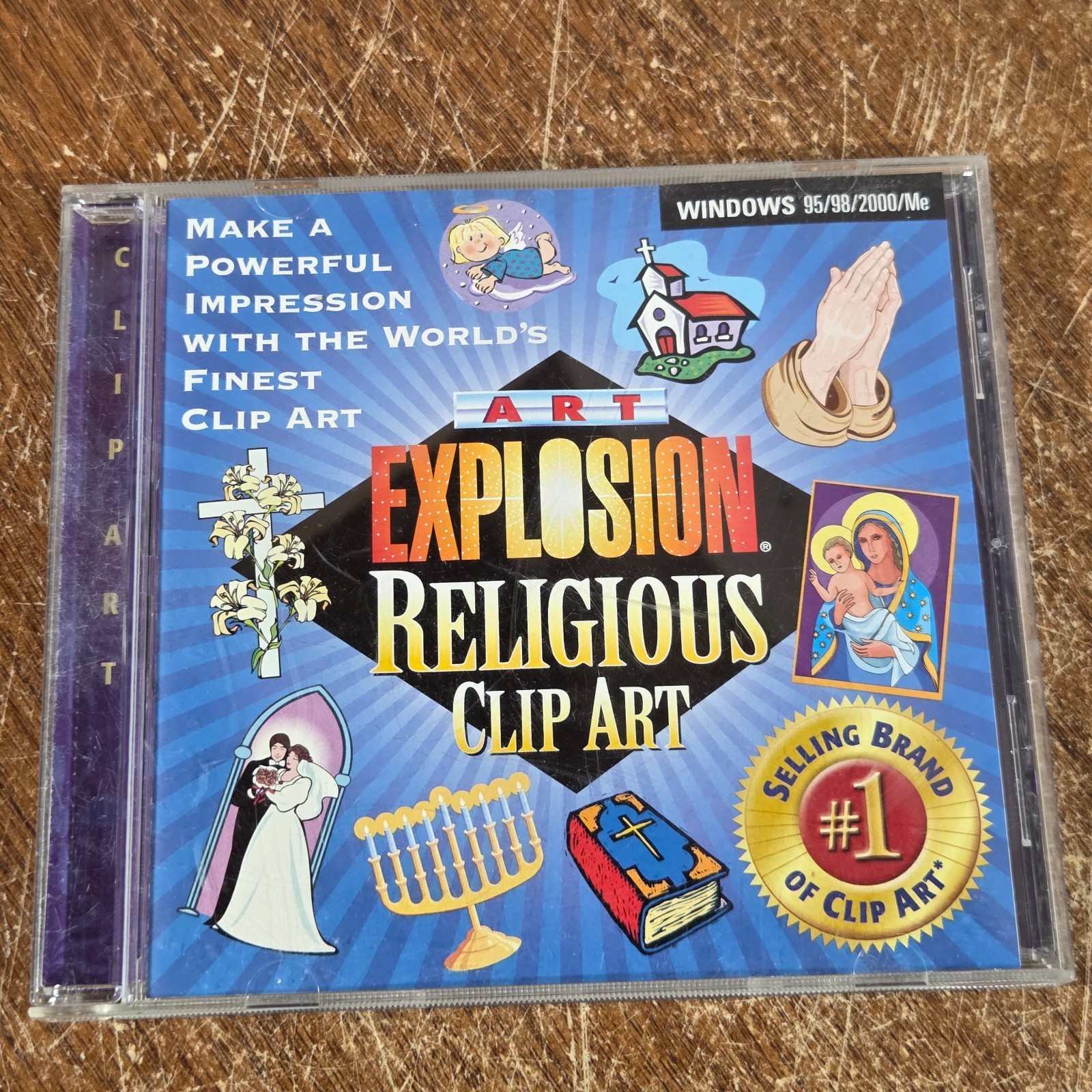 Vintage PC CD-ROM Art Explosion Religious Clip ART