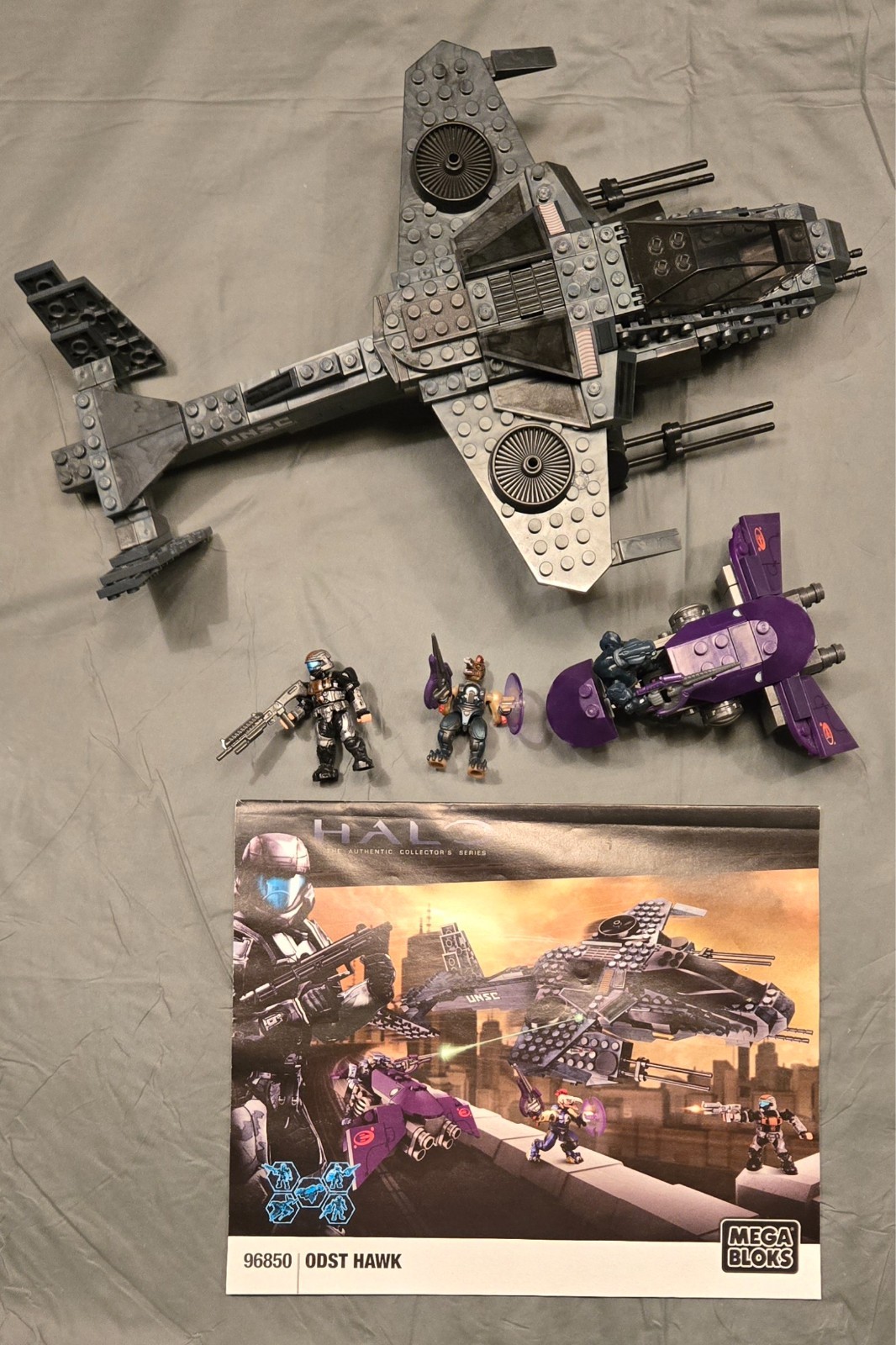 Mega Bloks Halo 96850 ODST Hawk 100% Complete with Instructions