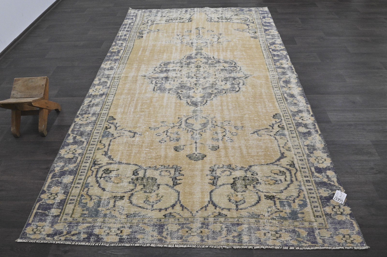 Oushak Turkish Vintage Rug 6x10 Kilim Rug Anatolian Handmade Boho Decor BEIGE