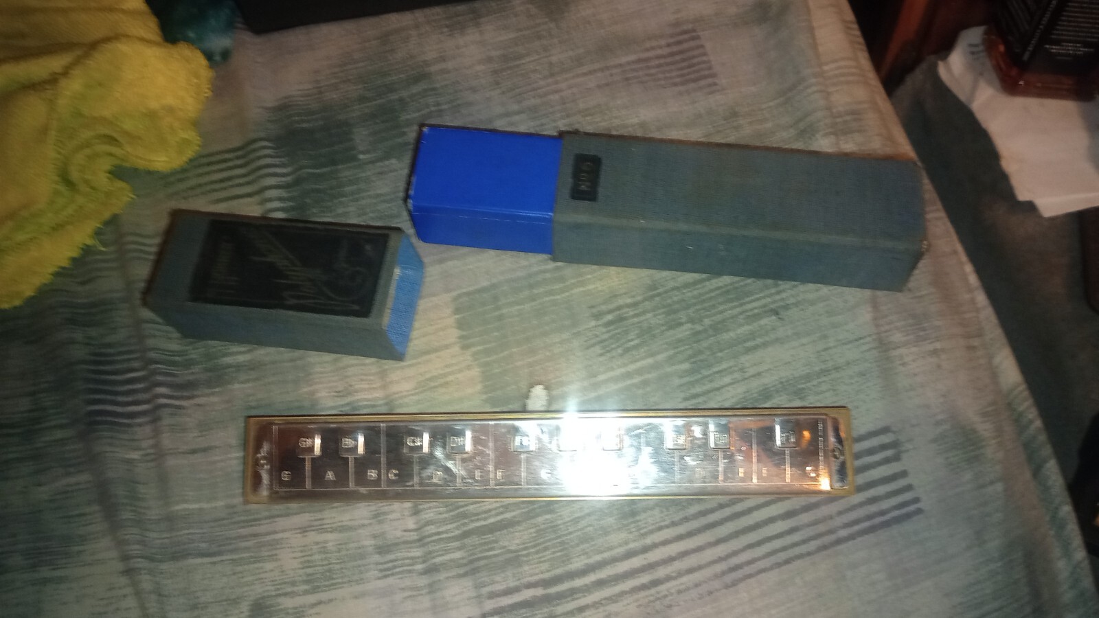 This Rare 1920's Vintage Chromonica M. Honer Chromatic Harmonica w/ Original Box