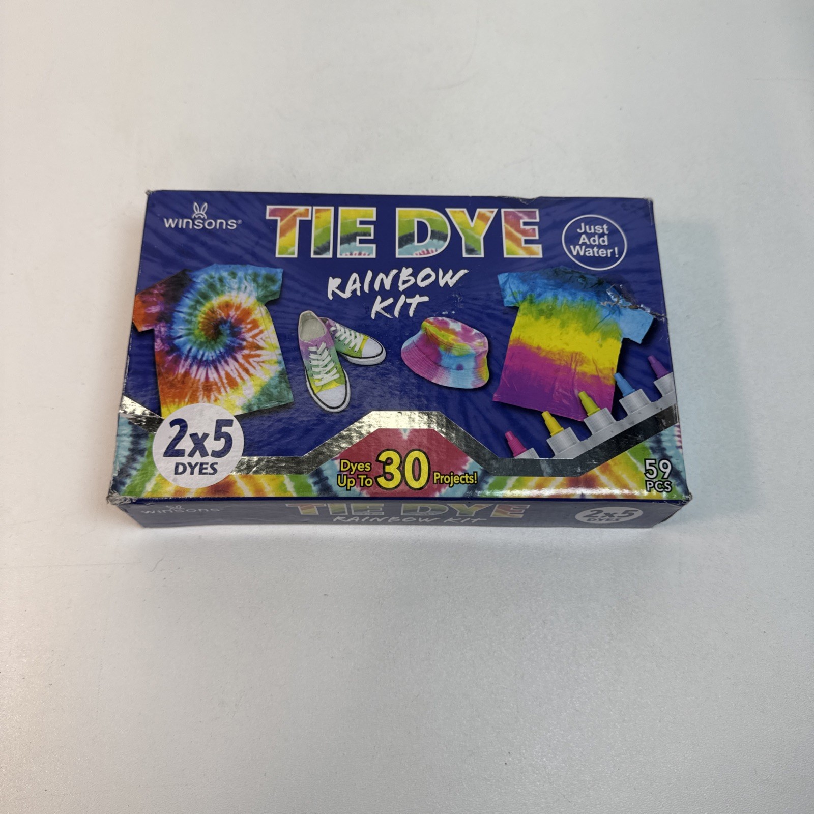 Tie Dye Kit 5 Colors Permanent Fabric Dye Art Set for Kids Adults for School ...