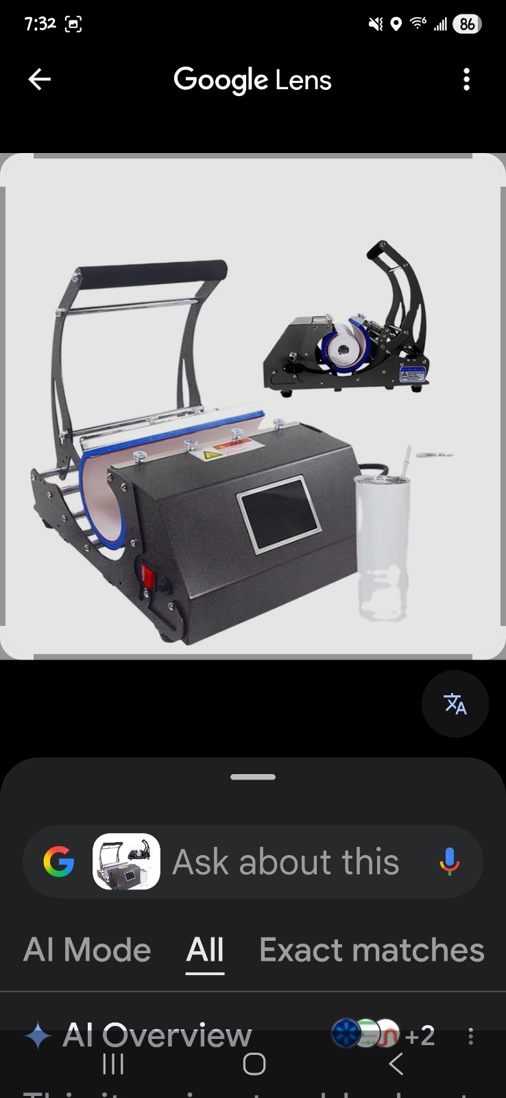 AGH Sublimation Tumbler Press Up To 30 Oz Cups, Brand New In Box