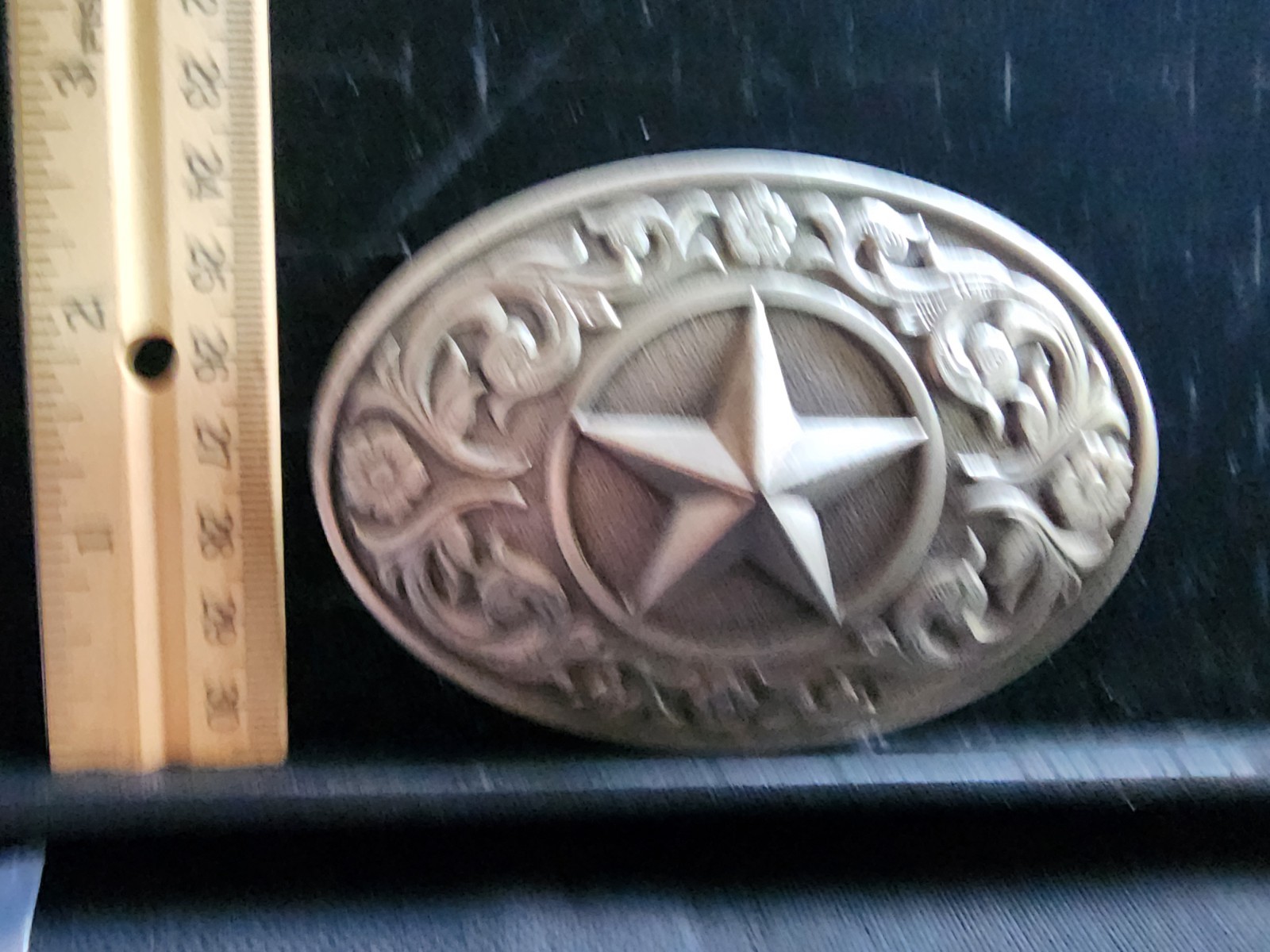 Vintage Nokona Western Star Belt Buckle Used