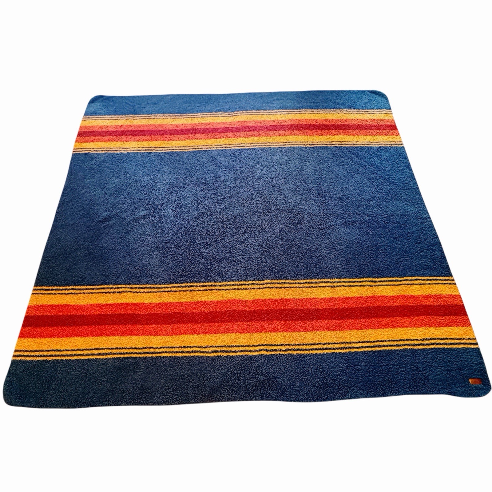 PENDLETON Striped Blanket Grand Canyon National Parks Sherpa Fleece 90”x96”