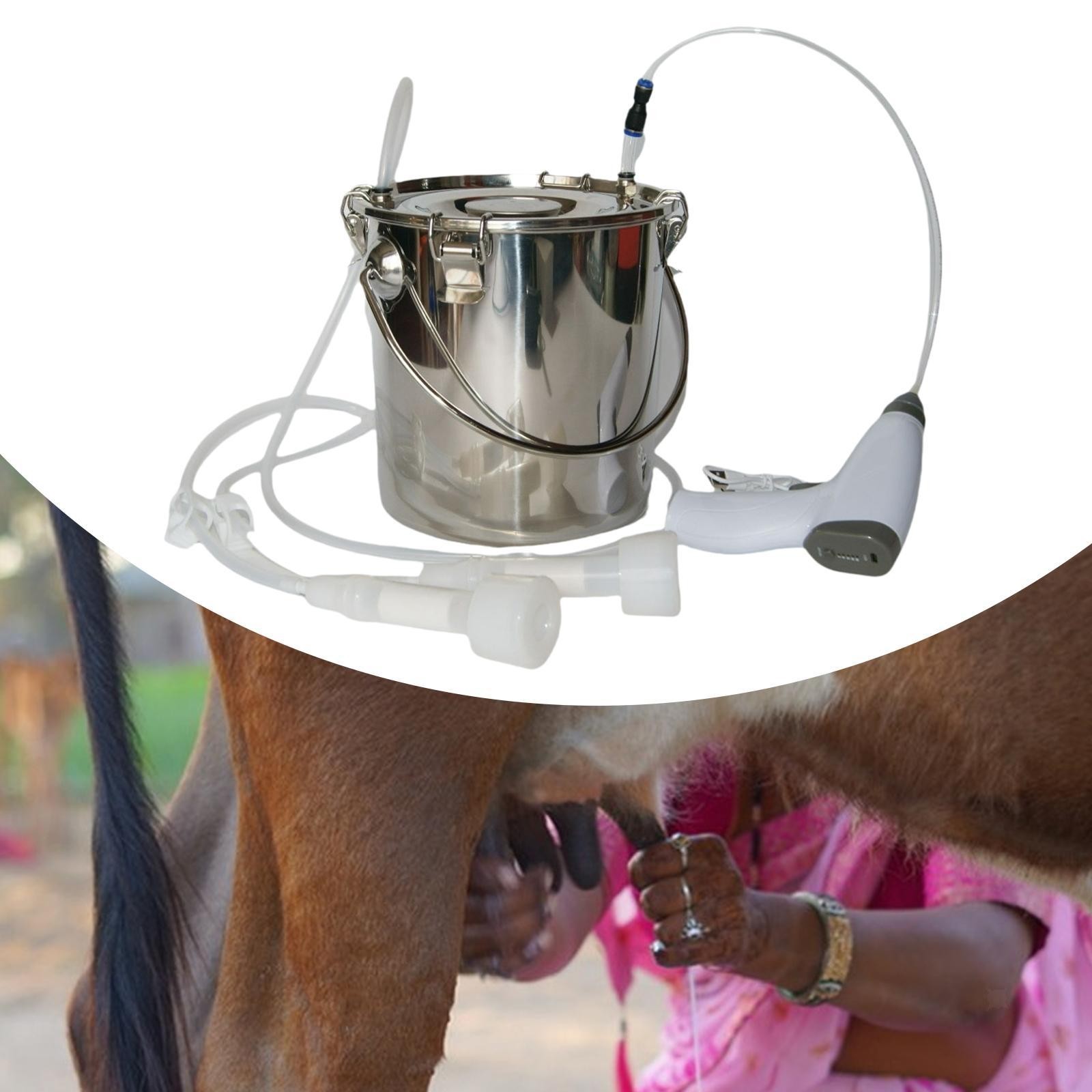 5L Goat Electric Milking Machine Large Capacity Milking Supplies Versatile