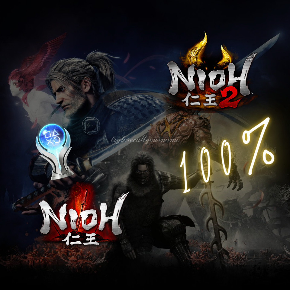 NIOH 1+2 COMPLETE COLLECTION PS4/PS5 Platinum Trophy Service FAST SAFE LEGIT PRO