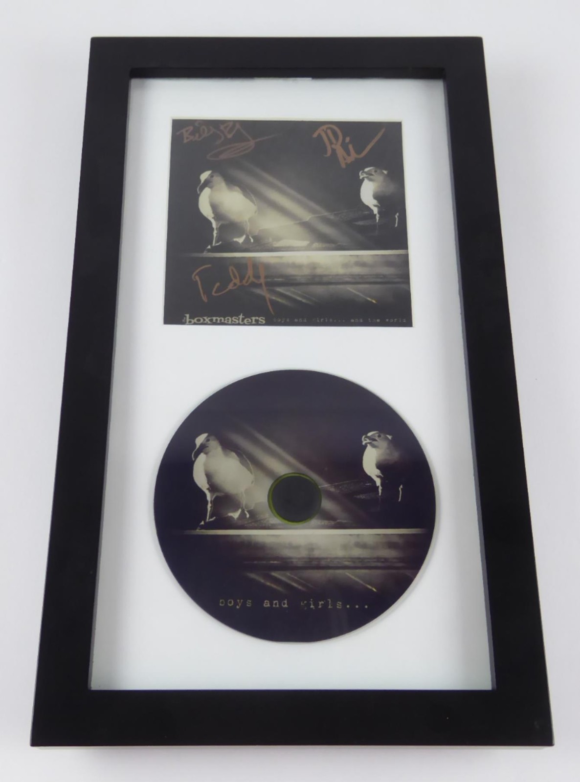 Billy Bob Thornton Boxmasters JD Teddy Signed Framed Display Matted CD W/Cover