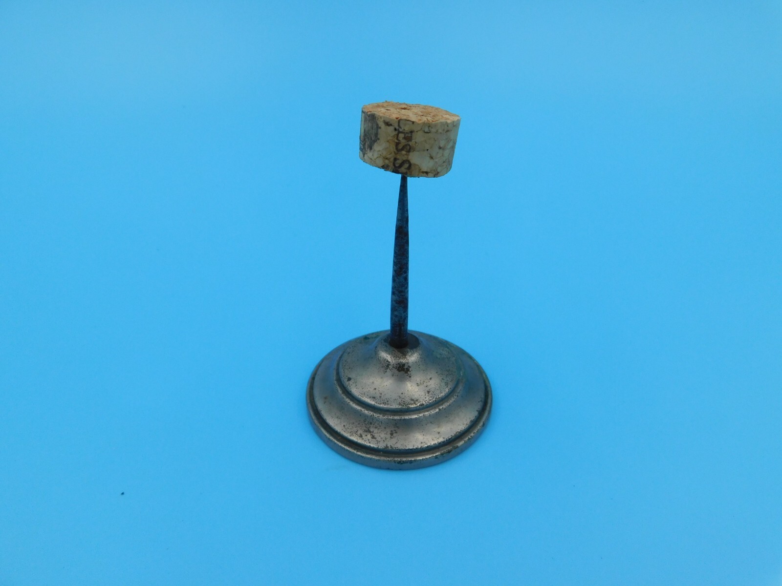 Antique Receipt Spike Holder Docket E Heger & Son No 1172 Desk Counter RARE