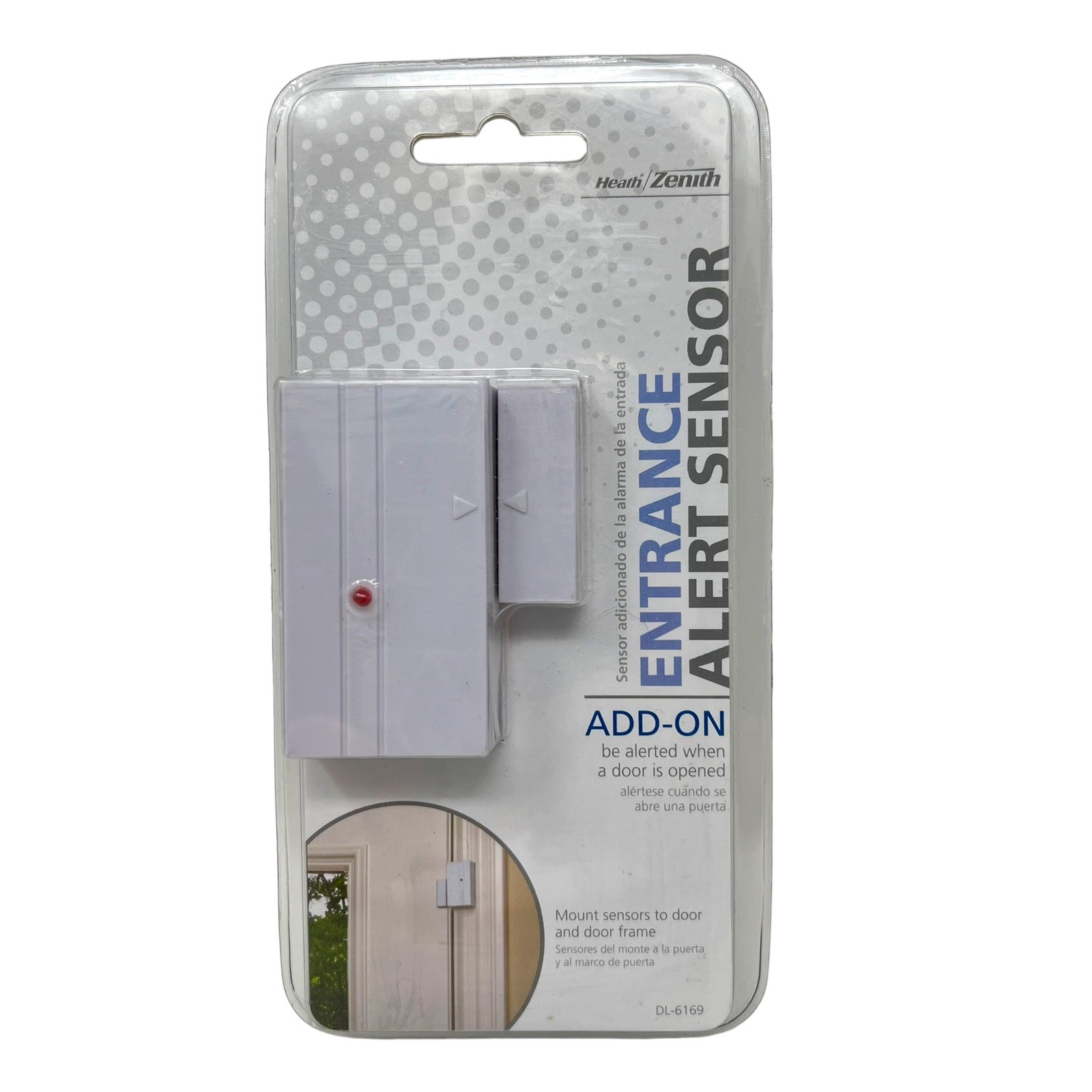 Heath Zenith Entrance Alert Sensor Add-On Alert When A Door Is Opened DL-6169