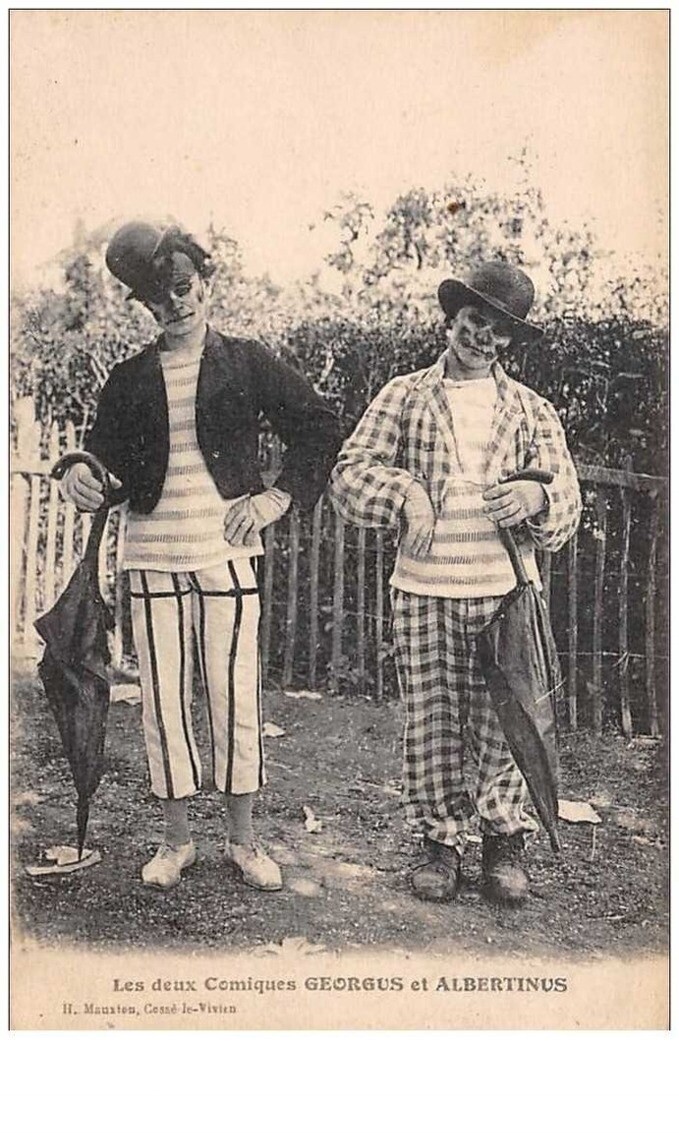 Circus. No. 46584. Georgus And Albertinus. Clowns