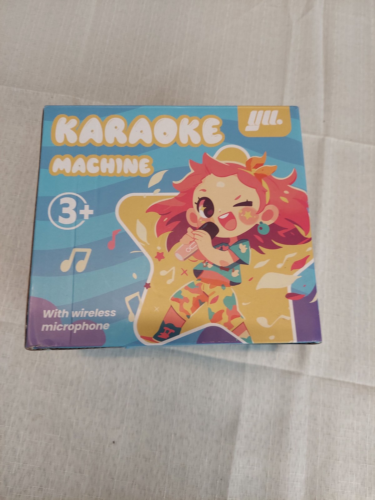 YU Kids Mini Karaoke Machine w 3 Wireless Microphones Portable Bluetooth Speaker