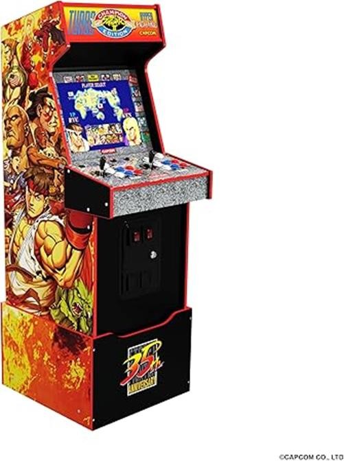Open Box Arcade1Up Street Fighter Yoga Flame Edition Arcade Machine – A1U Retro