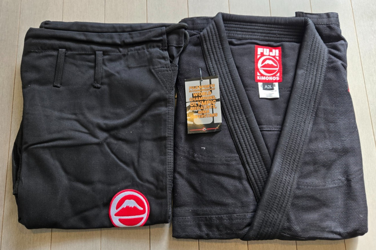 NWT Fuji Competition BJJ GI - A2L Black