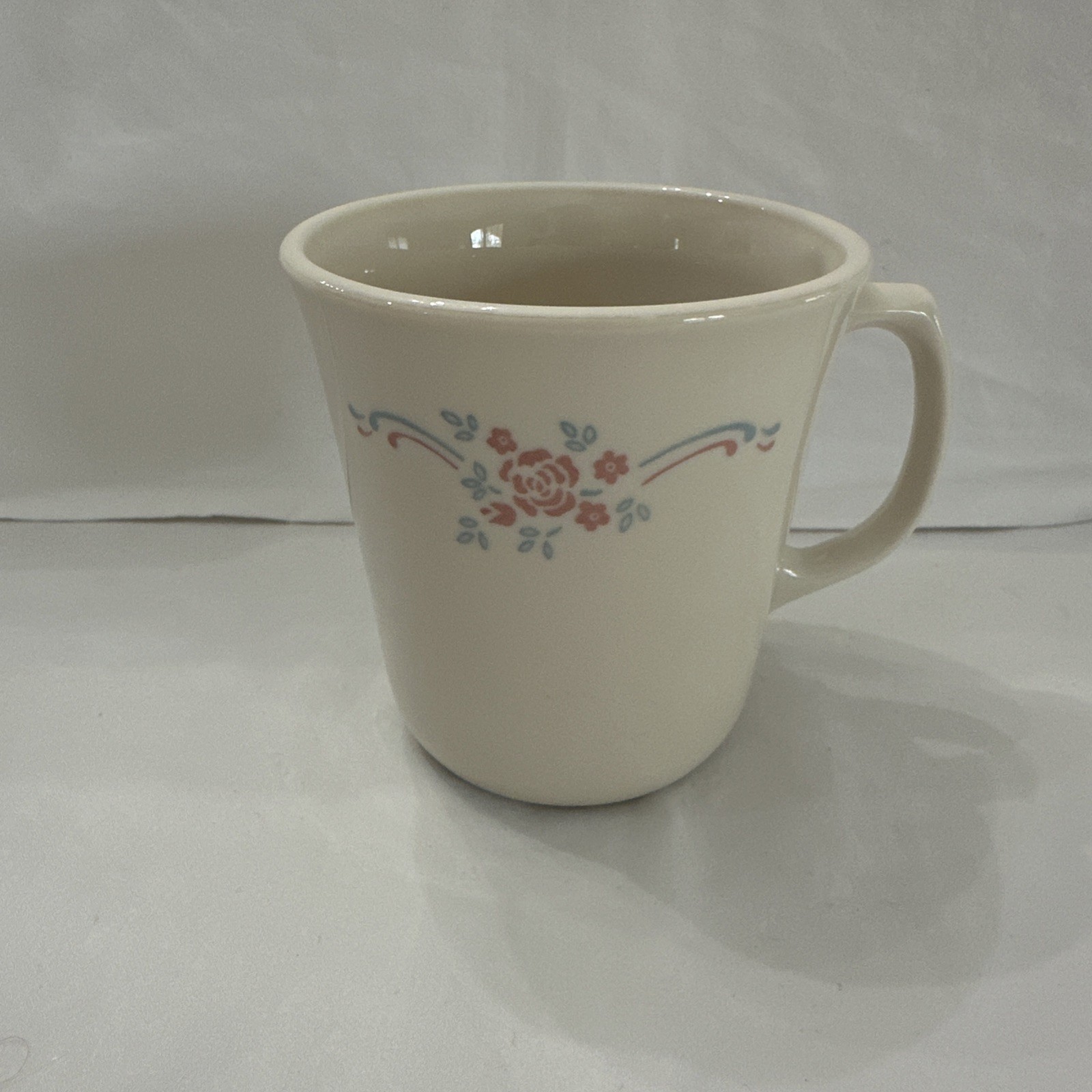 Corning Ware English Breakfast Coffee Mug Vintage Corning USA Floral Cup