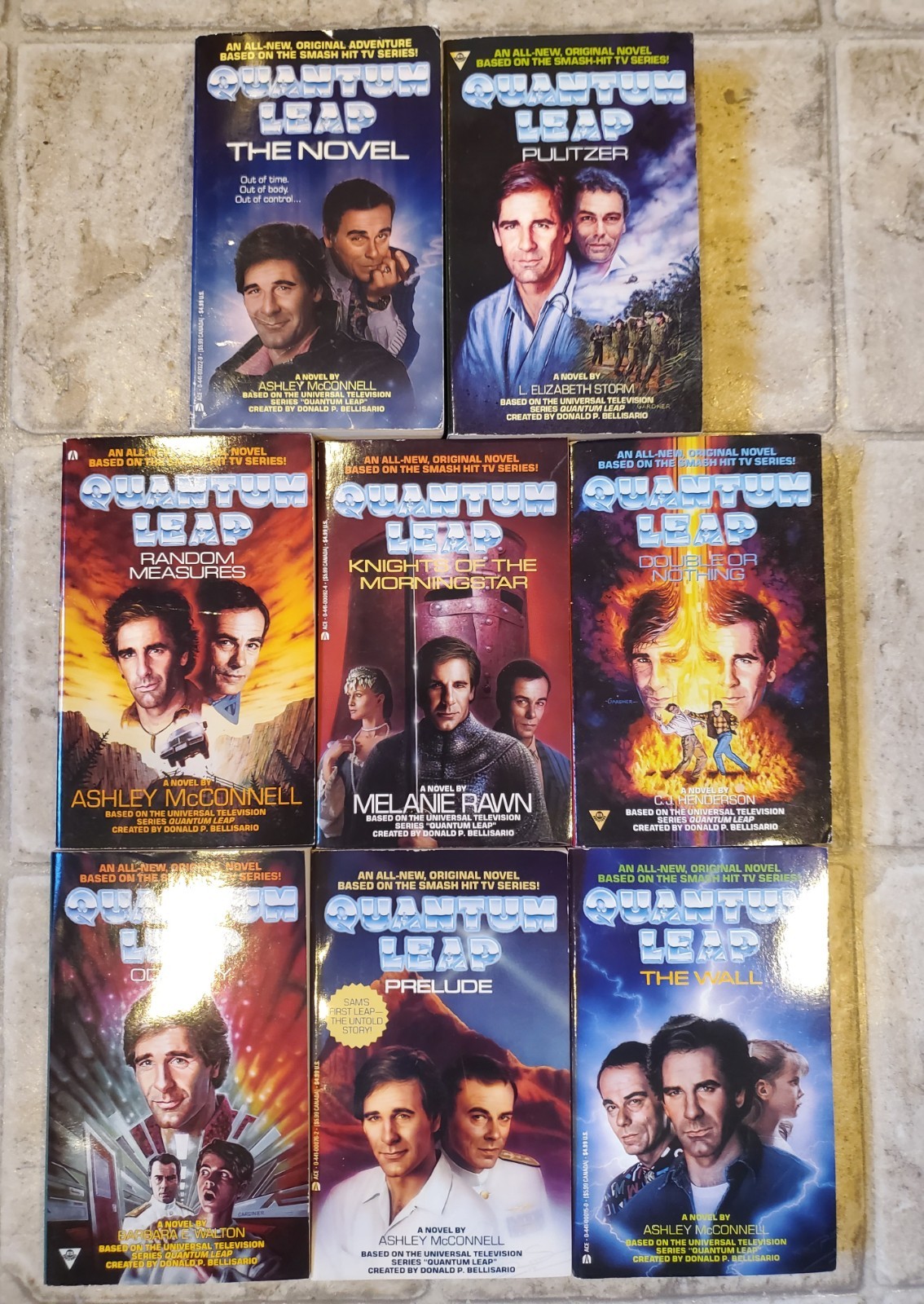 Quantum Leap Lot of Novel Scott Bakula Pulitzer Odyssey Knights Wall Prelude