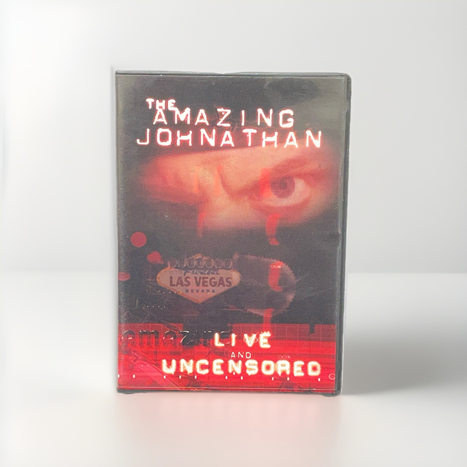 The Amazing Johnathan Live and Uncensored Magic Comedy DVD 2003 Tested Works