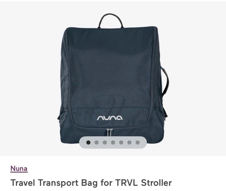 Nuna TRVL Transport Bag in Indigo