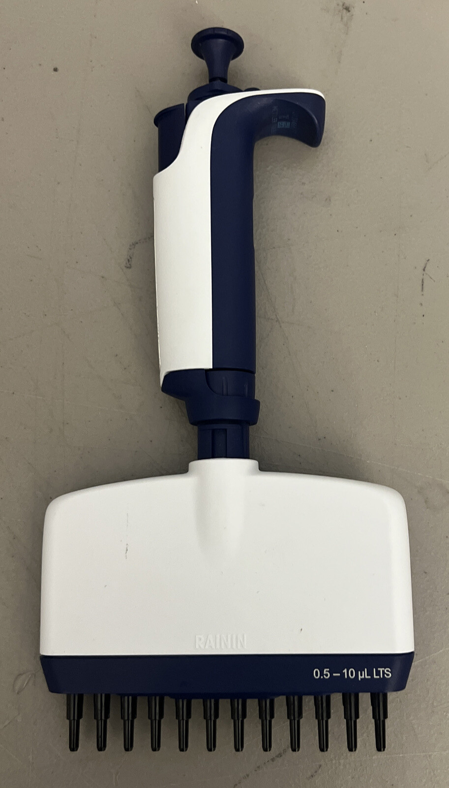 Rainin Pipet-lite XLS 12 Channel Pipettor pipette L10 XLS LTS 1-10ul