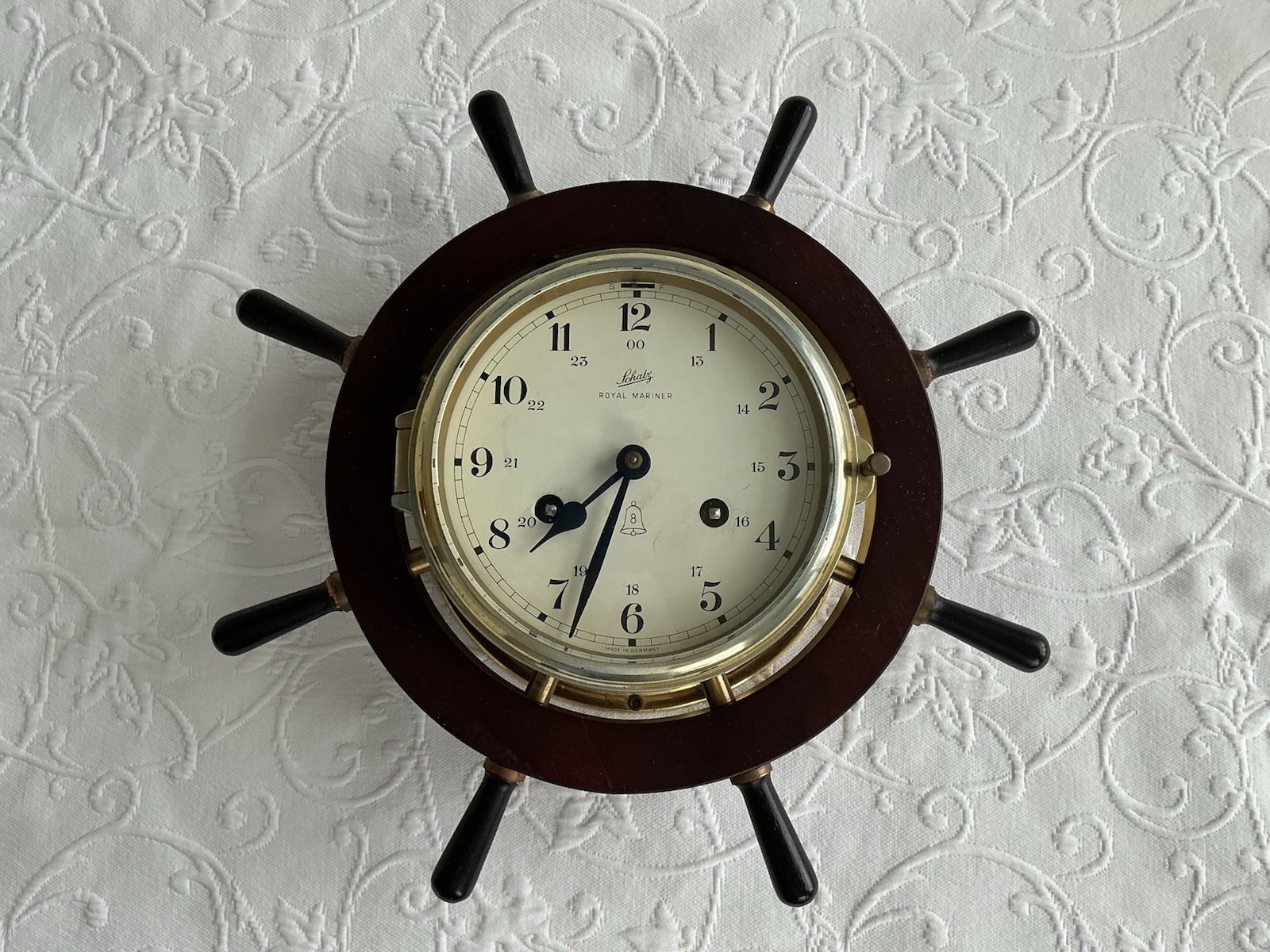 Schatz Royal Mariner 8 Day Brass Clock