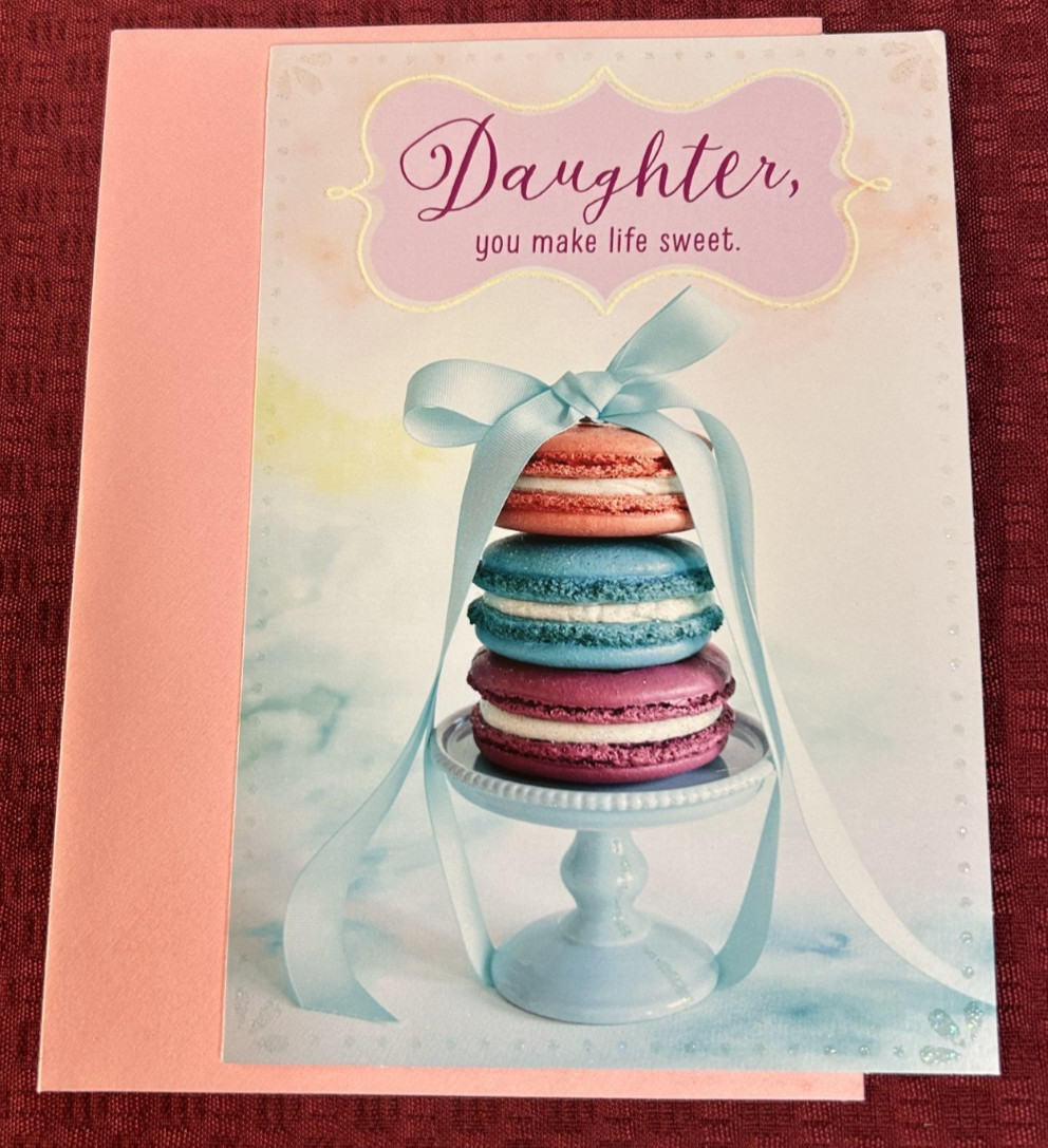 Happy Mother's Day Greeting Card & Envelope  ~ Daughter