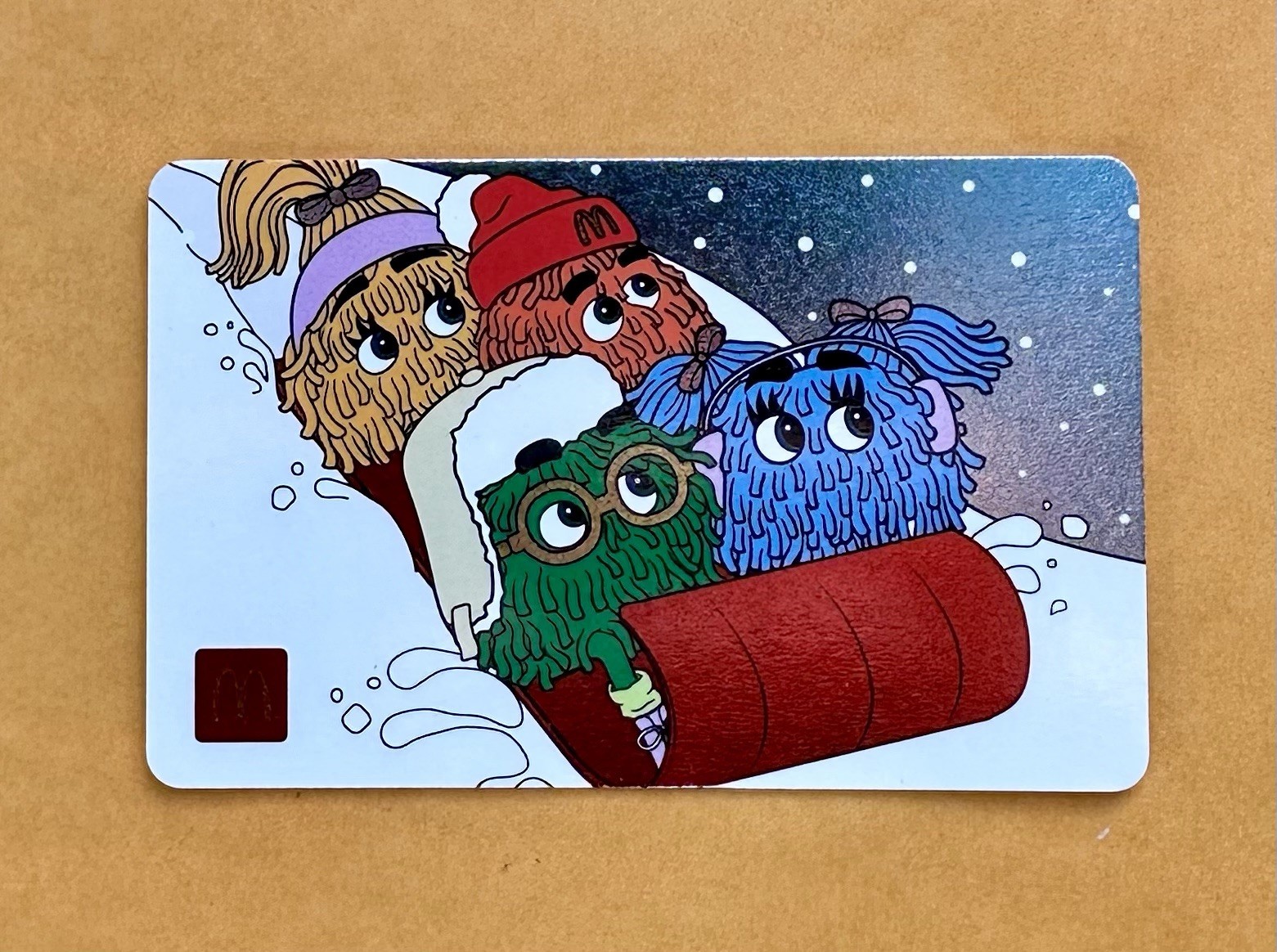 McDonald’s Gift Card, Hamburglers Snow Sled
