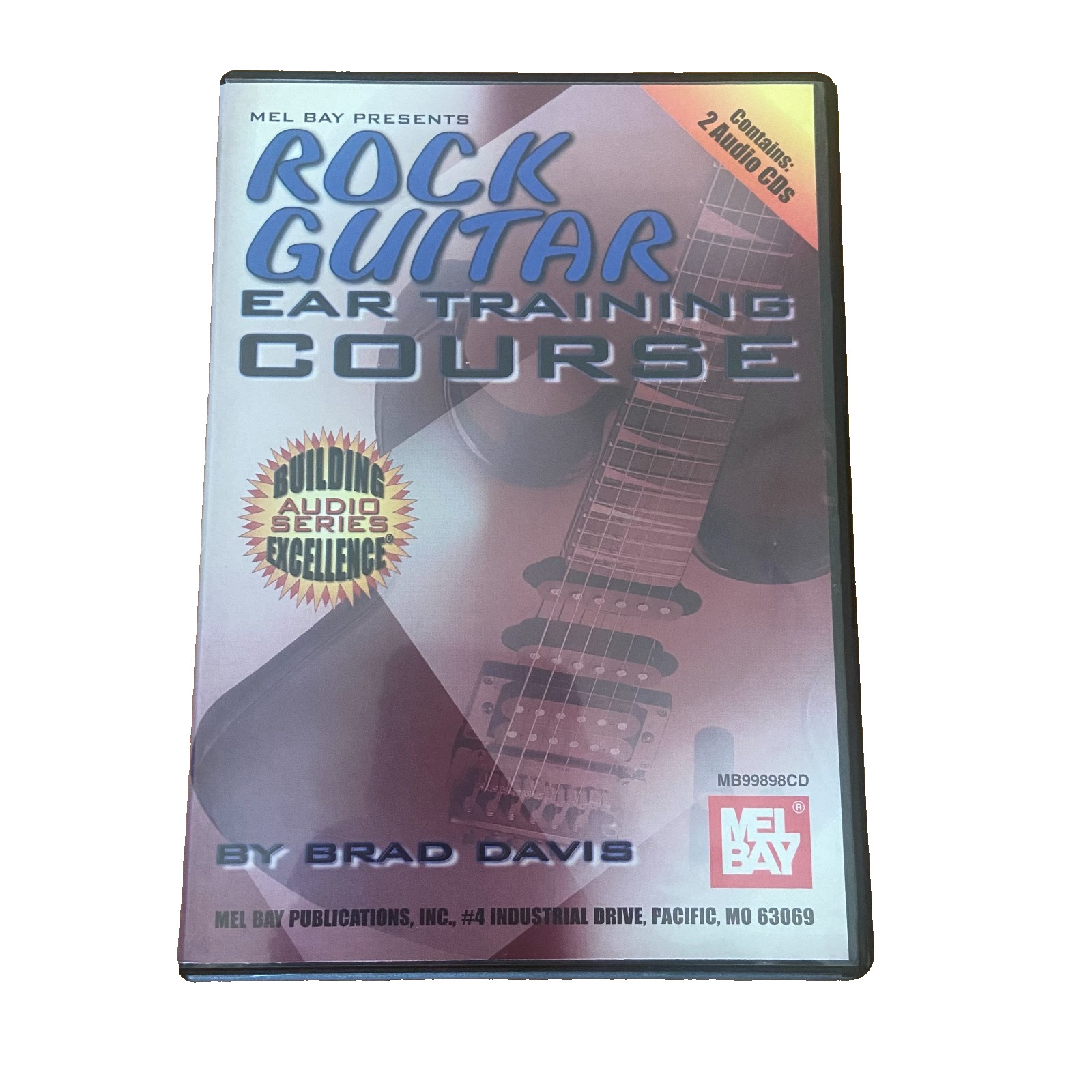 Rock Guitar Ear Training Course 2 CD Set by Brad Davis Mel Bay 2003