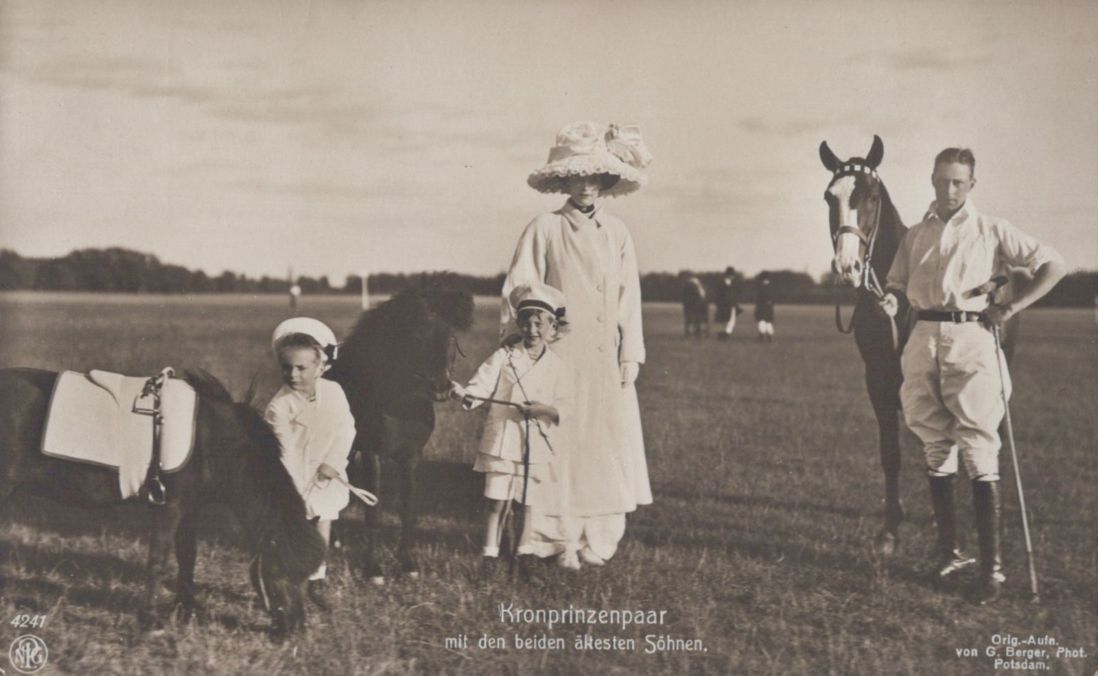 Wilhelm, German Crown Prince of PRUSSIA/GERMANY - RPPC POSTCARD ROYALTY #27
