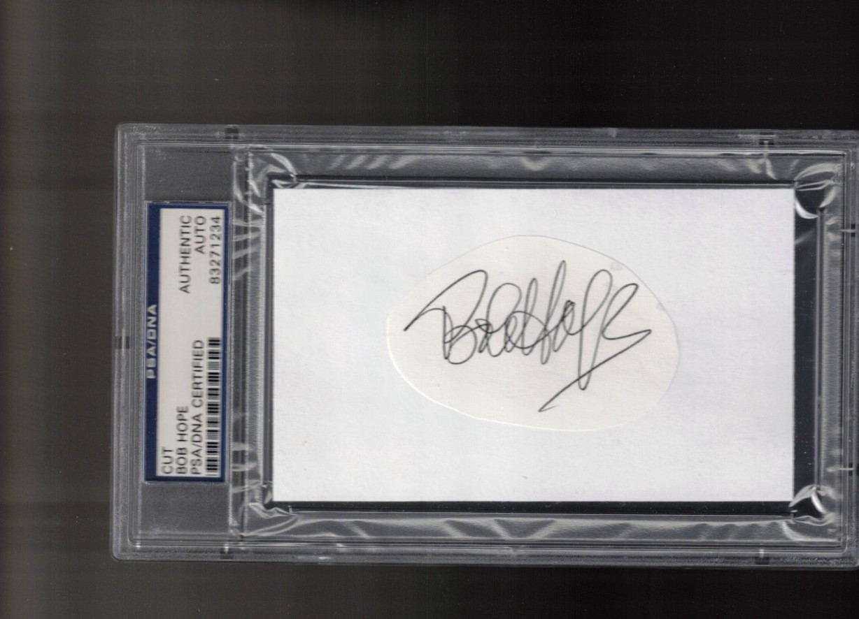 Bob Hope Signed Cut PSA PSA/DNA Authenticated Autograph Auto