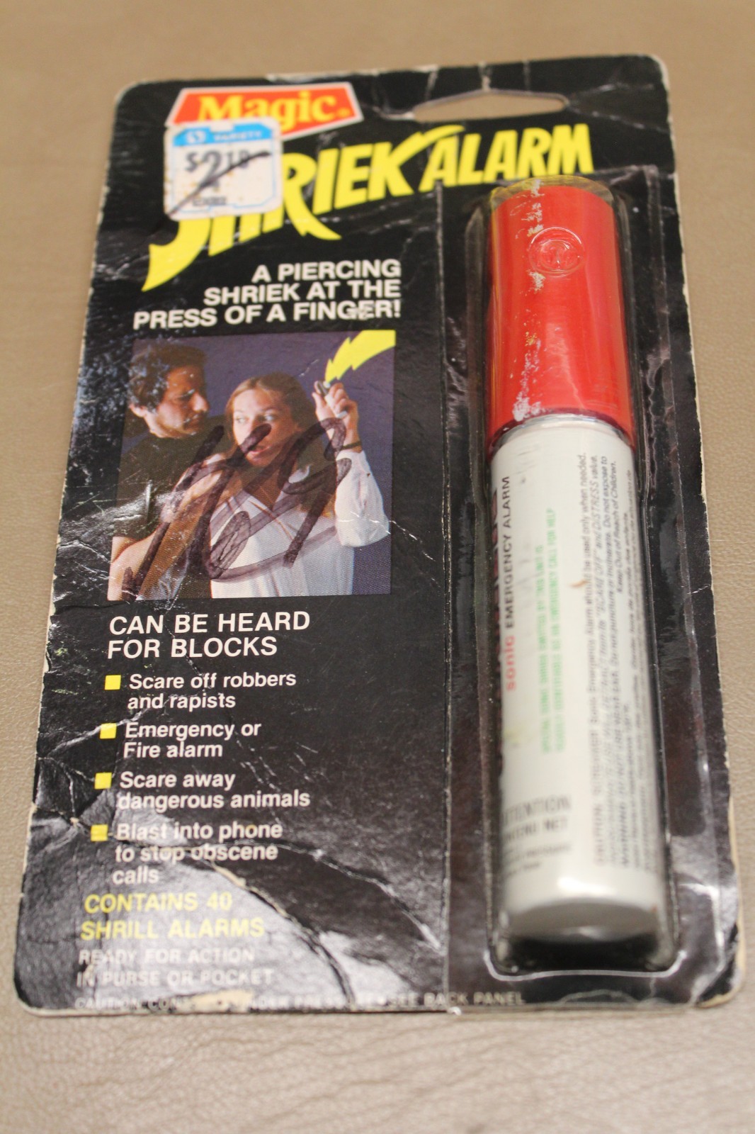 Vintage Magic Shriek Alarm *NEW* FOR DISPLAY