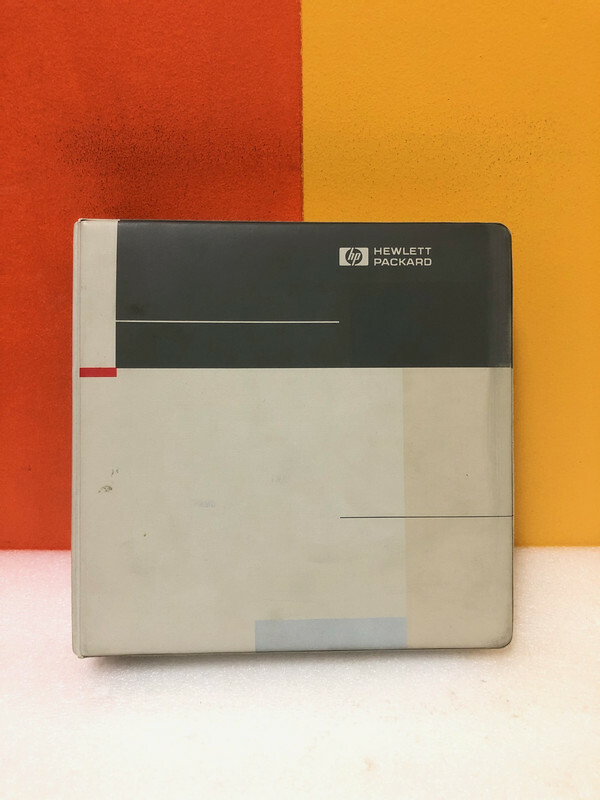 HP 16540-90908 16540A / D & 16541A / D State/Timing Analyzer Front-Panel Manual