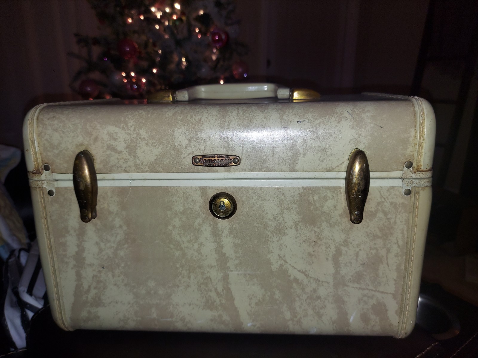 Vintage Samsonite Shwayder Bros. Streamlite Luggage Train Case Style 4512