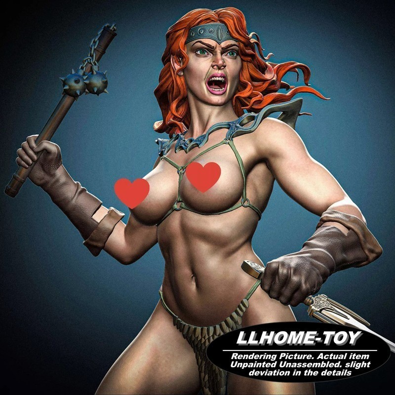 1/6 Red Sonja battle NSFW 3D Print Model Kit Unpainted Unassembled GK Figure