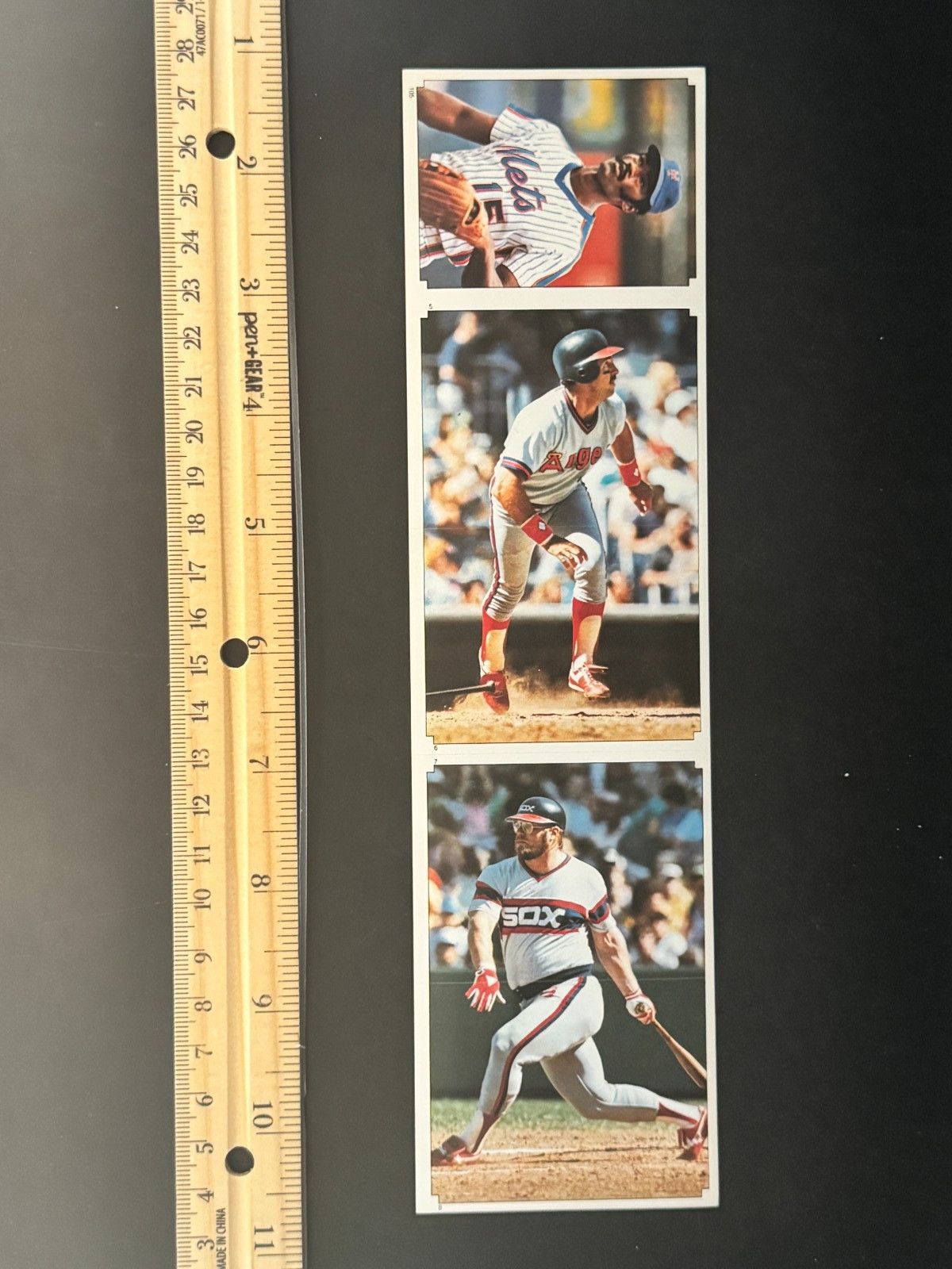 1984 Topps Sticker Complete Panel, Fred Lynn, Luzinski, #3