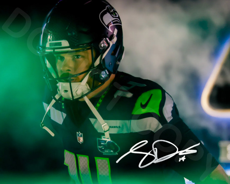 Sam Darnold 8x10 Signed Photo Reprint Seattle Seahawks Entrance Cool Auto