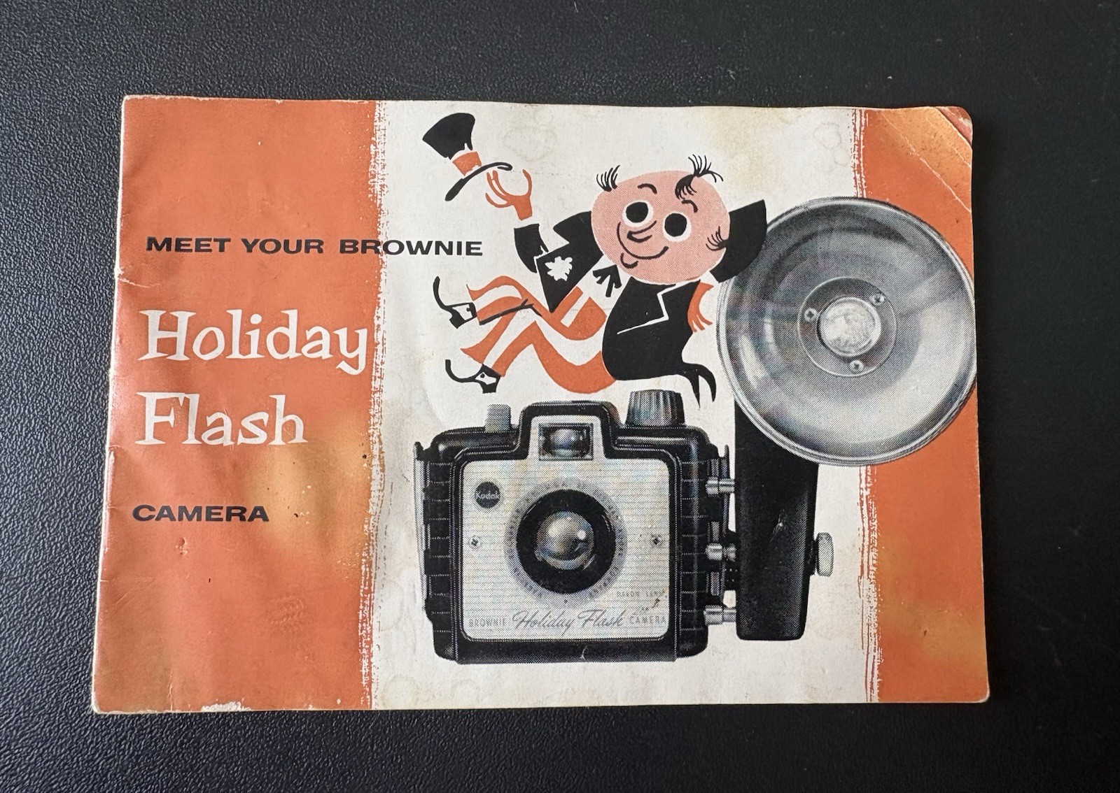 Vintage Brownie Holiday Flash Camera Instruction Manual Book - Kodak