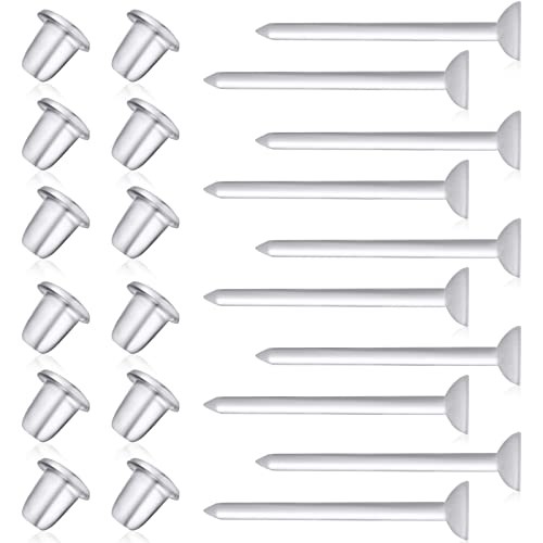 200pcs Sports Earrings - 3mm Clear, Invisible, Plastic for Sensitive 3MM Flat