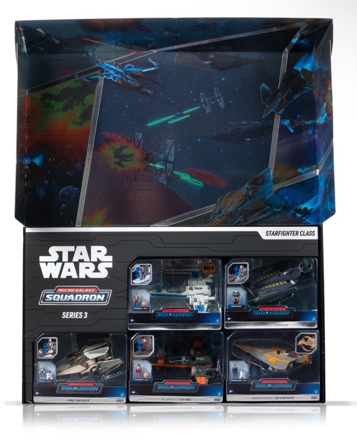 Star Wars Micro Galaxy Squadron Vault Series 3 Starfighter Class Box Set