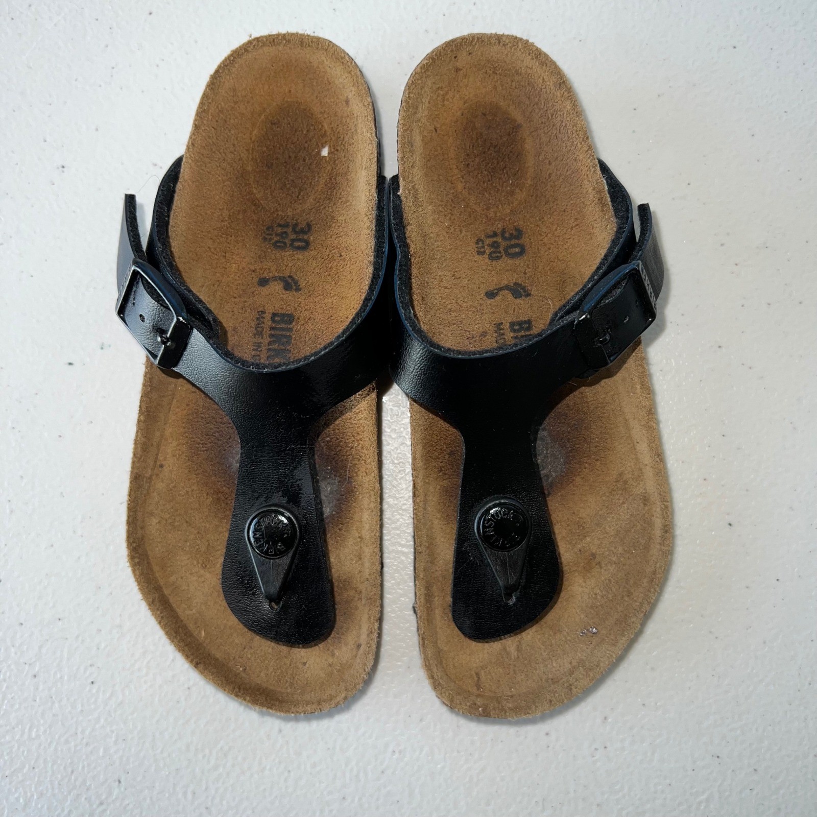 Birkenstock Kids Gizeh Birko-Flor Slide Sandals Size 30 US 12/12.5