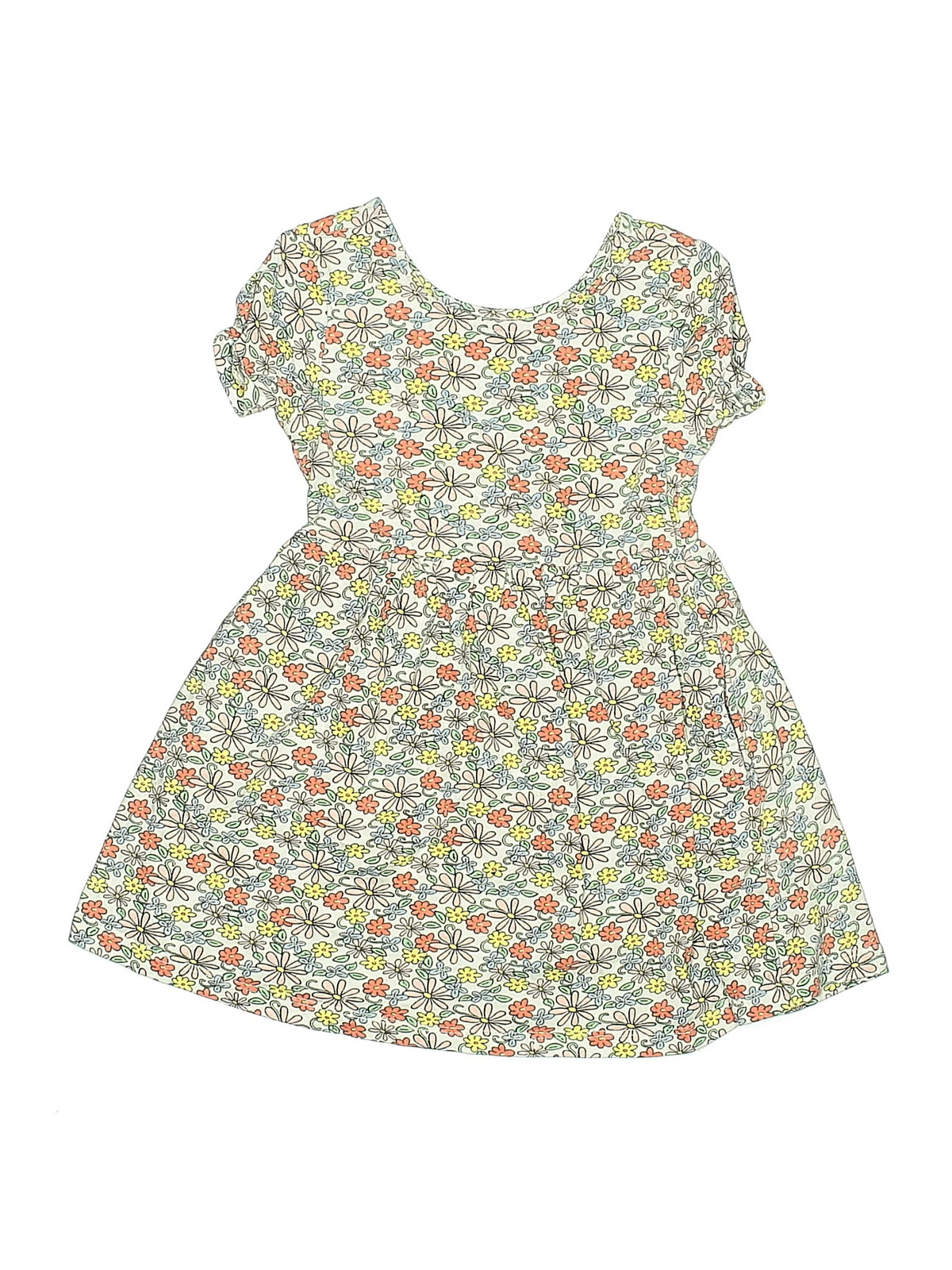 Lands' End Girls Yellow Dress 4