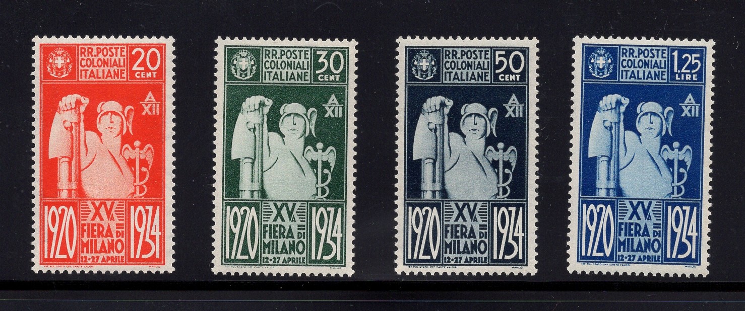 General Issues - Fiera di Milano no. 42/45 MNH Series