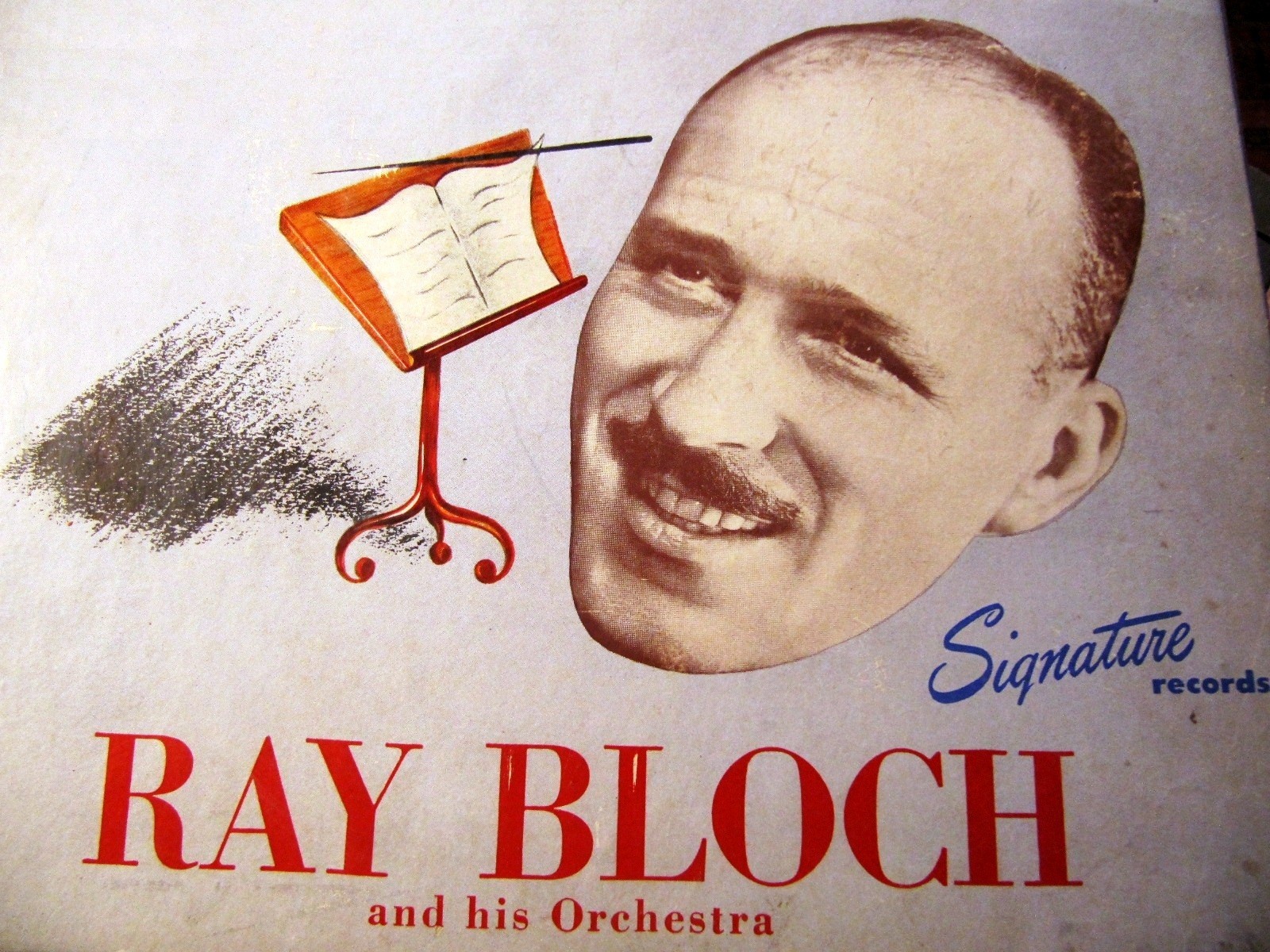 1946 ED SULLIVAN SHOW bandleader RAY BLOCH Easy Listening SIGNATURE Record Album