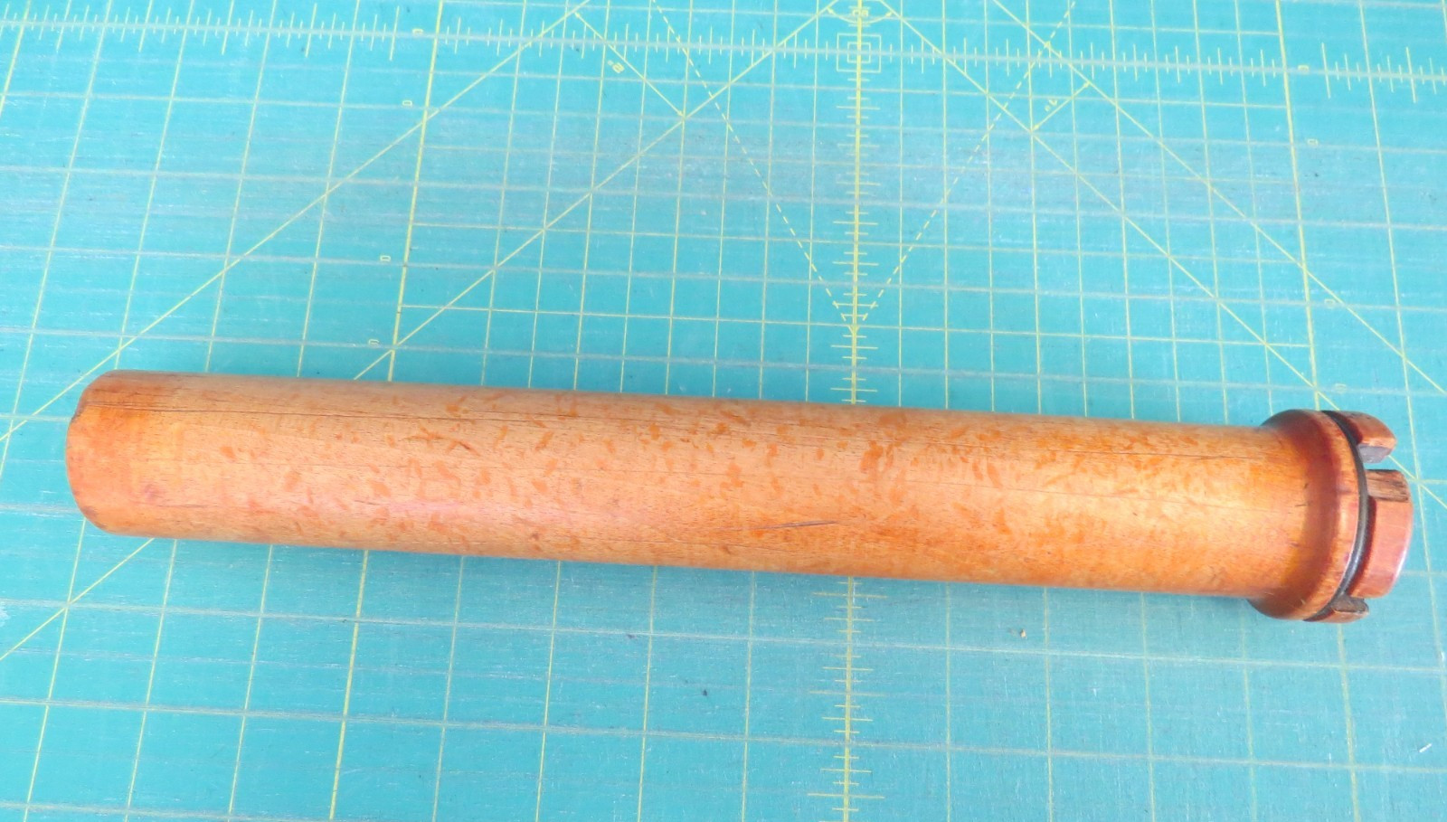 Vintage Wooden BobbinScope Kaleidoscope 12"