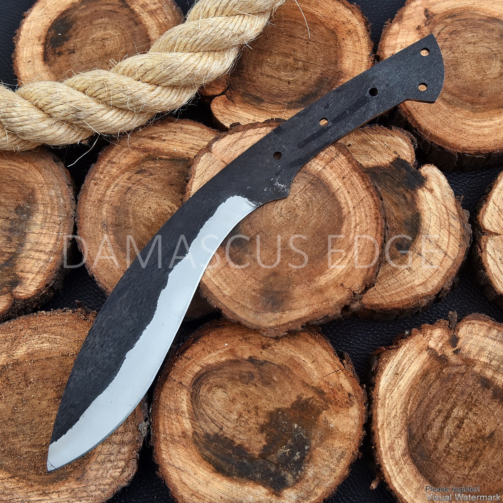 13'' Carbon Steel Kukri Knife Blank – Custom DIY Blade Making Supply Material