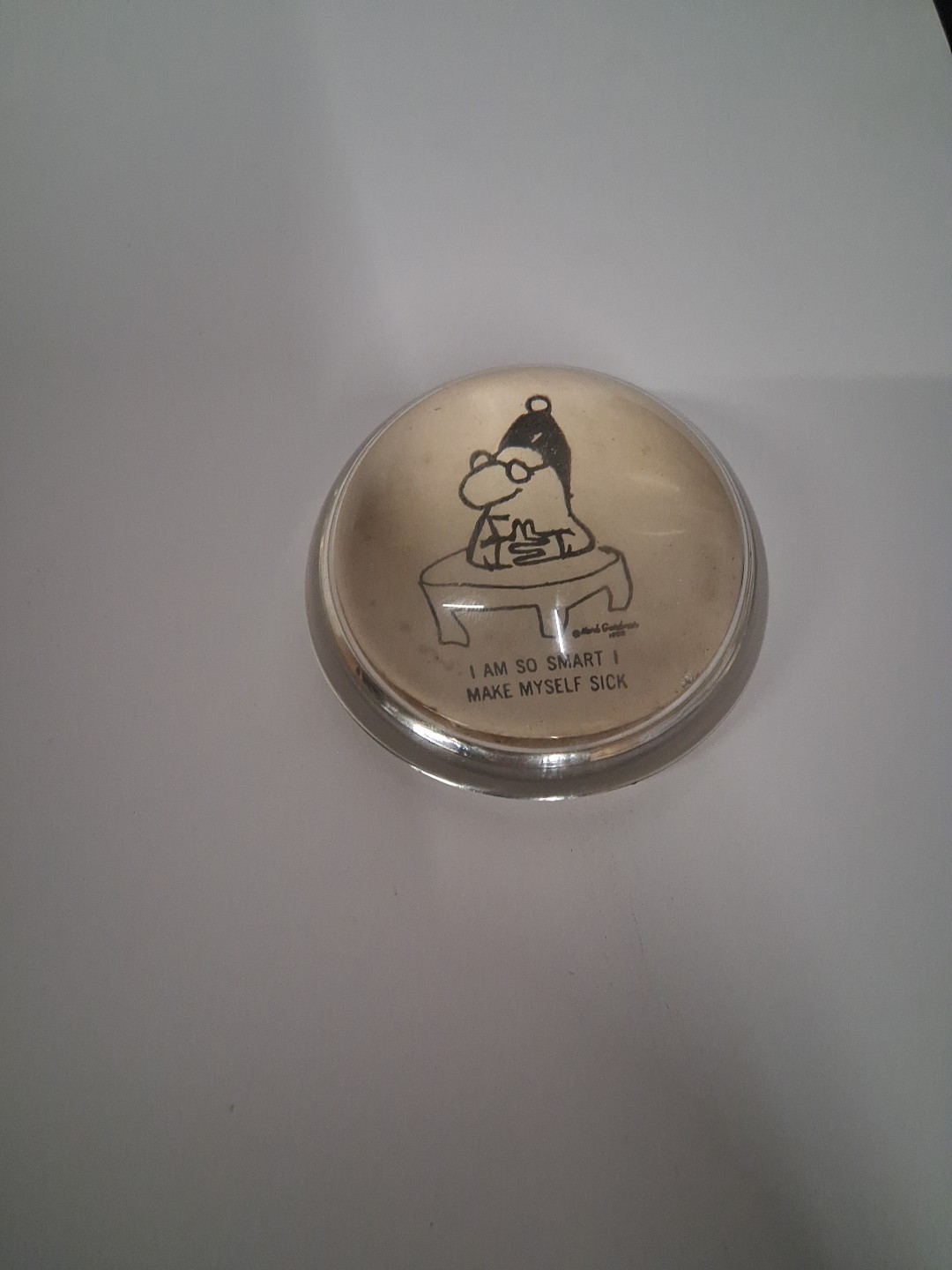 Vintage Bernad Creations Glass Papper Weight