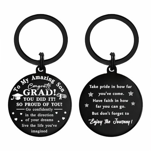 Graduation Gifts 2025 - Class of 2025 Graduation Son Graduation Keychain