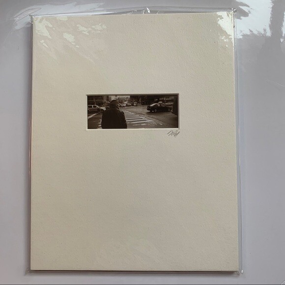 Vintage Pinhole Photograph Art of NYC Street Y2K