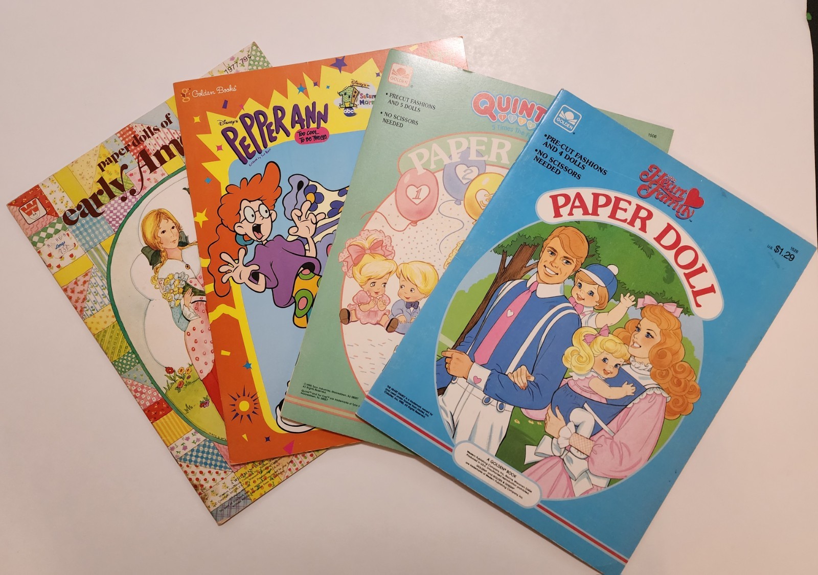 Vintage Paper Doll Lot of 4 Books *NEW* Uncut