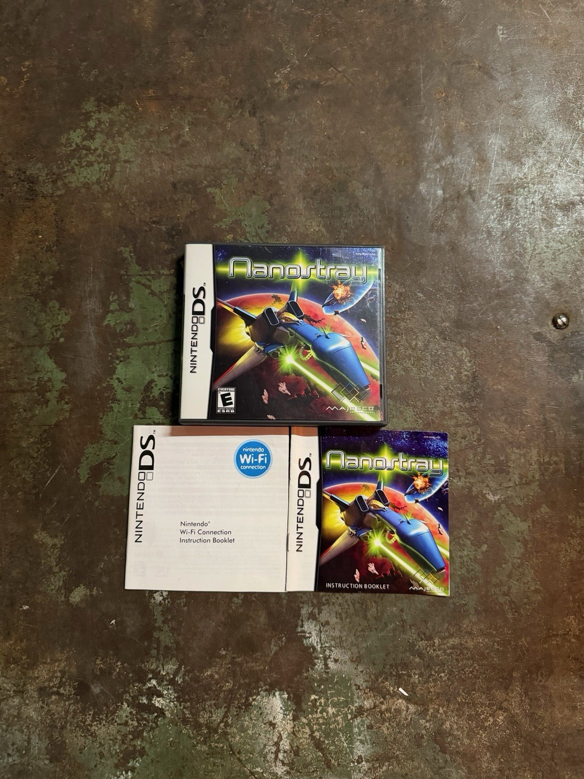 Nanostray (Nintendo DS, 2005) Original Case And Manual Only NO GAME